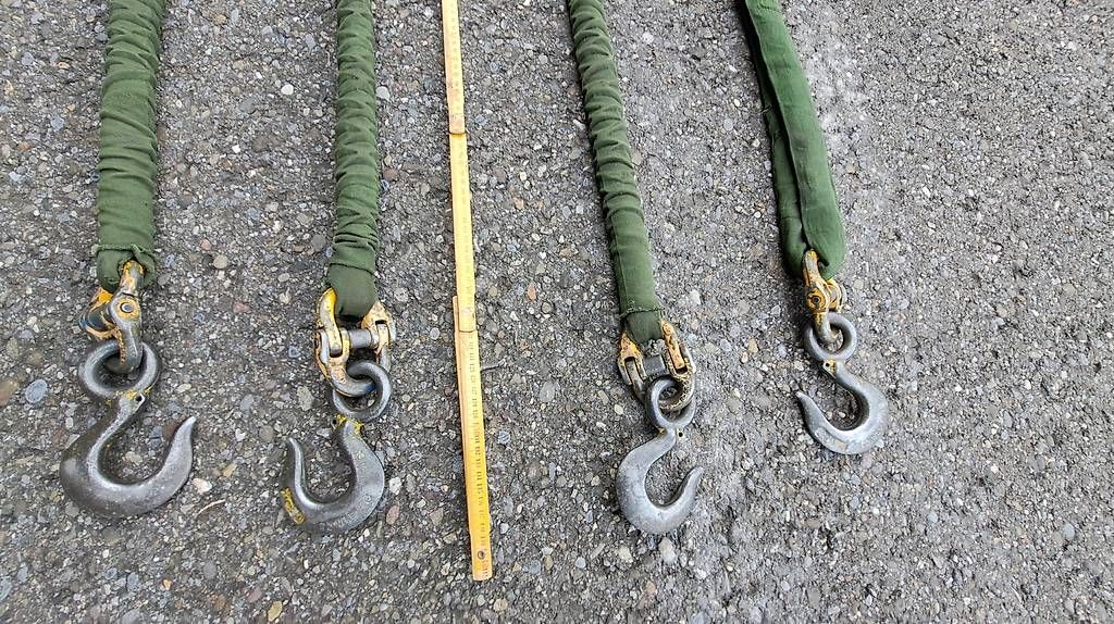 Mehrzweckzüge: 2 Stk. Kettengehänge Bandstrappen – Gebraucht aus Tagelswangen von her_vhc2 1