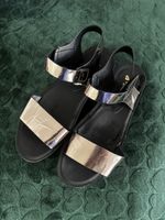 Sandals Harajuku C.S.&T.&P. silver platform size 39