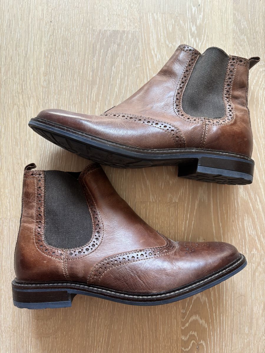 Damenschuhe: Coole Leder-Boots cognag Grösse 40  – Neu (gemäss Beschreibung) aus Wald AR von bertli00 1
