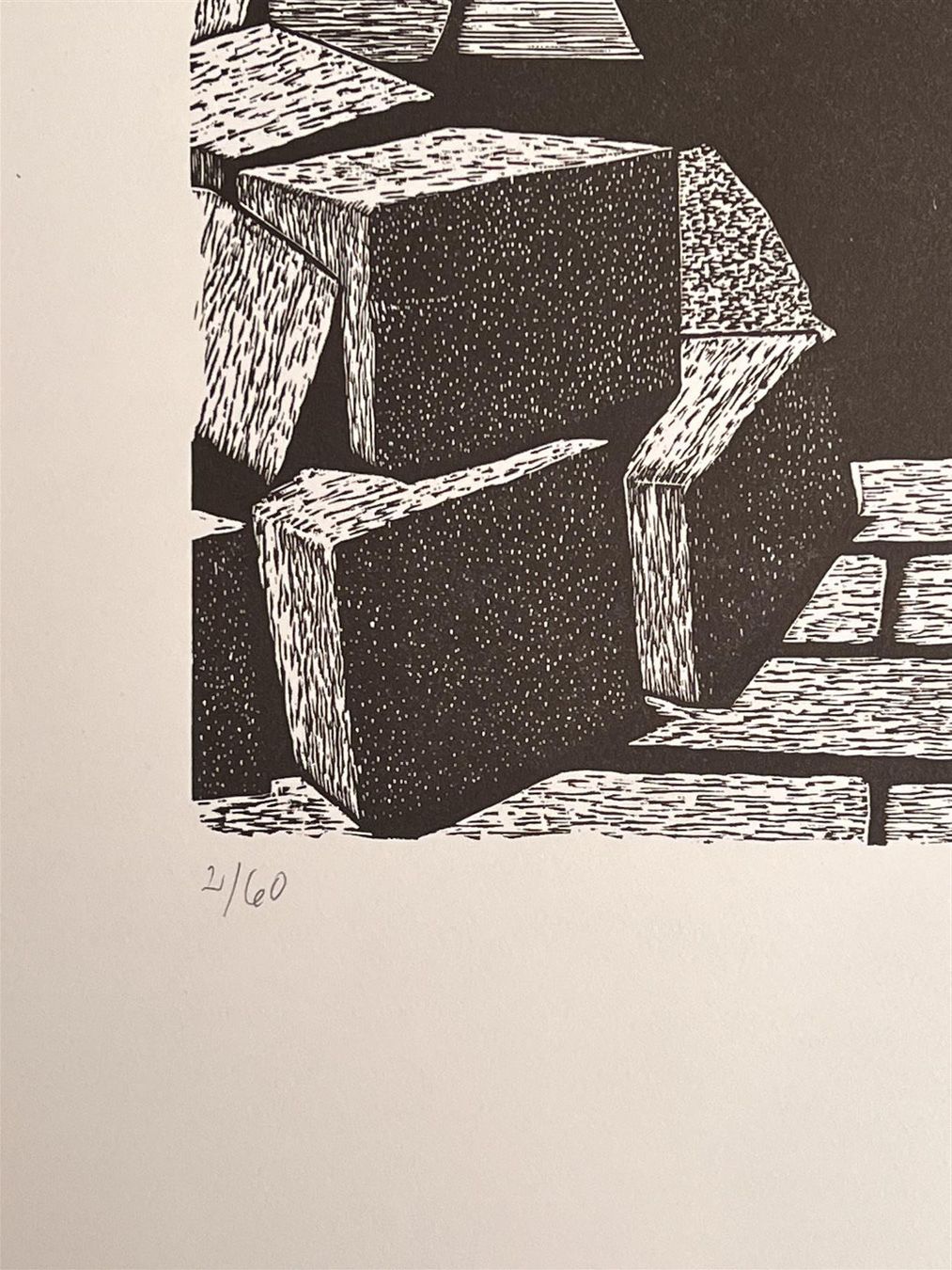Xilografie: Fritz Buchser Original- Holzschnitt – Usato da Adliswil venduto da buch_und_kunst 3