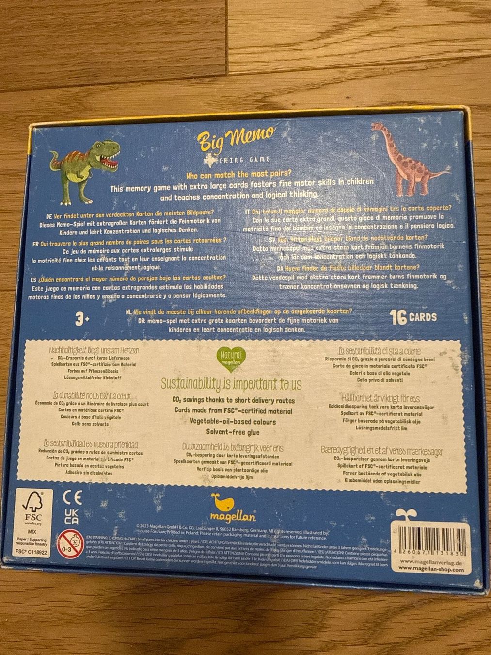 Spiele: Grosses Memory Spiel - Dinosaurier – Gebraucht aus Schönenwerd von d.chiara 3