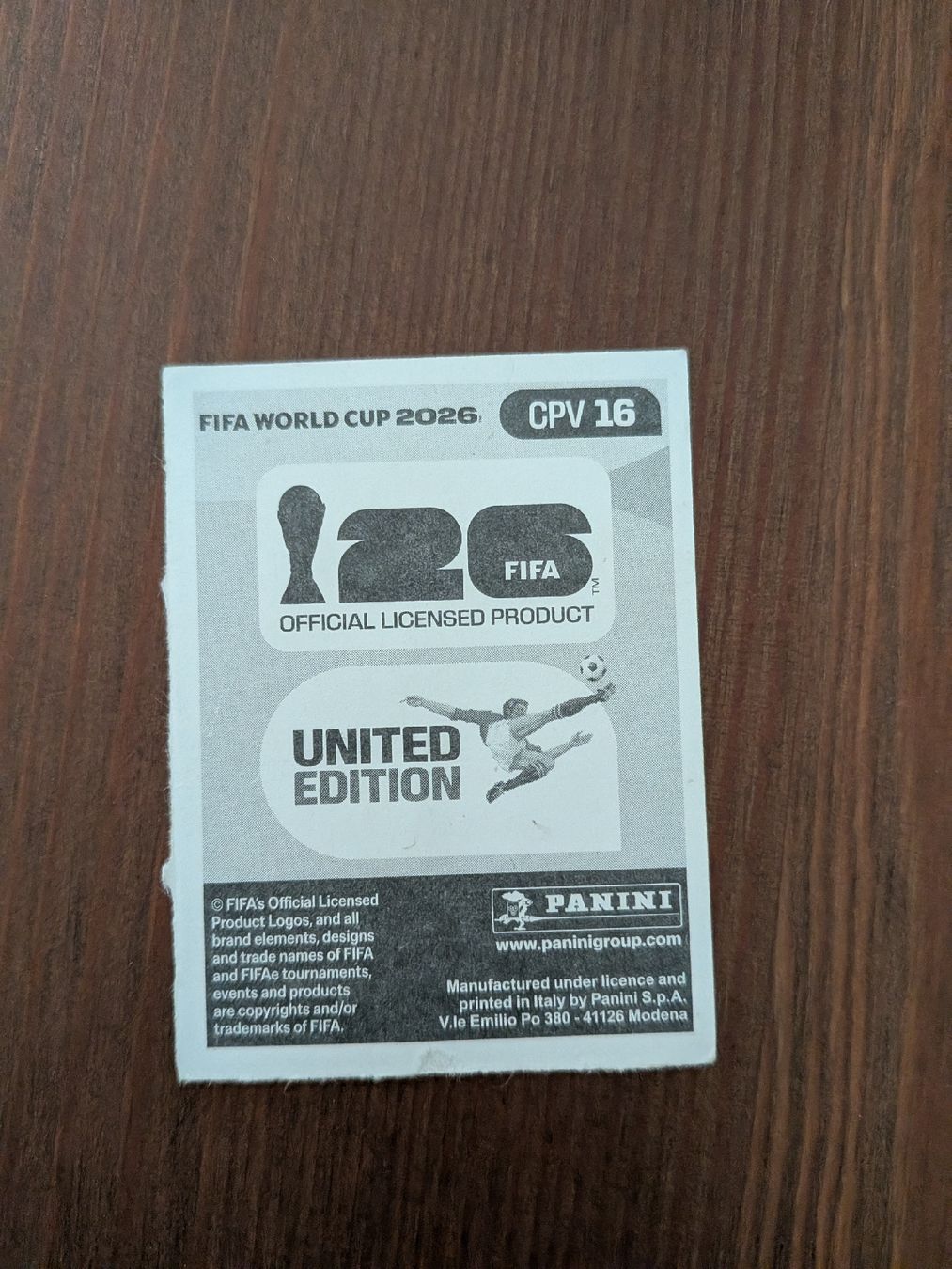 Panini Carte collezionabili: Panini Bild CPV 16 – Usato da Eschenbach SG venduto da SanFranciscoCalifornia 1