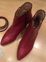 kleinbasel Damen Stiefelette Kitten Heel Magenta Nappa Gr 38