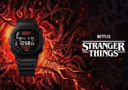 Casio G-Shock Netflix DW-5600STT-1ER Stranger Things limited