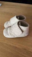 Baby Hausschuh Stoff beige Grösse 21 gebraucht