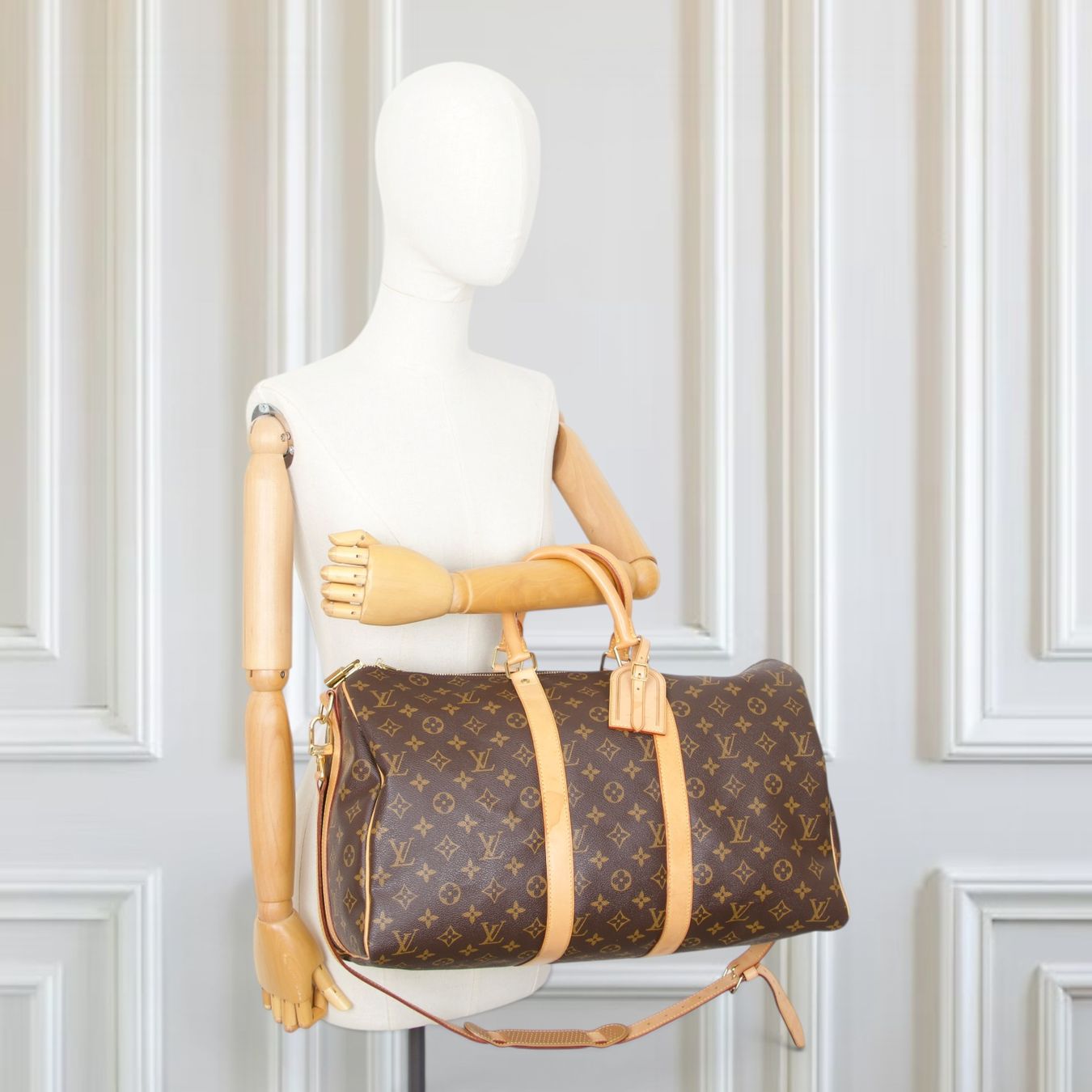 Louis Vuitton Borse: Louis Vuitton Keepall bandoulière 45 Monogram – Usato da Binningen venduto da Designerlabels 1