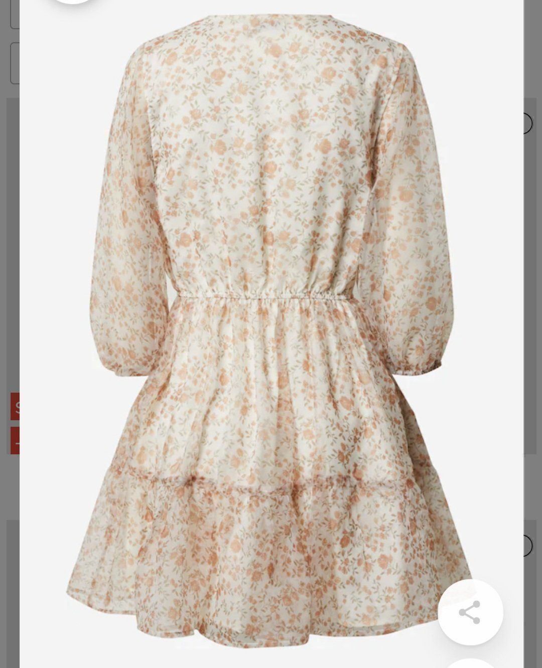 Kleider & Röcke: Robe imitation organza imprimé fleuri – Neu (gemäss Beschreibung) aus Genève von Saleena 6
