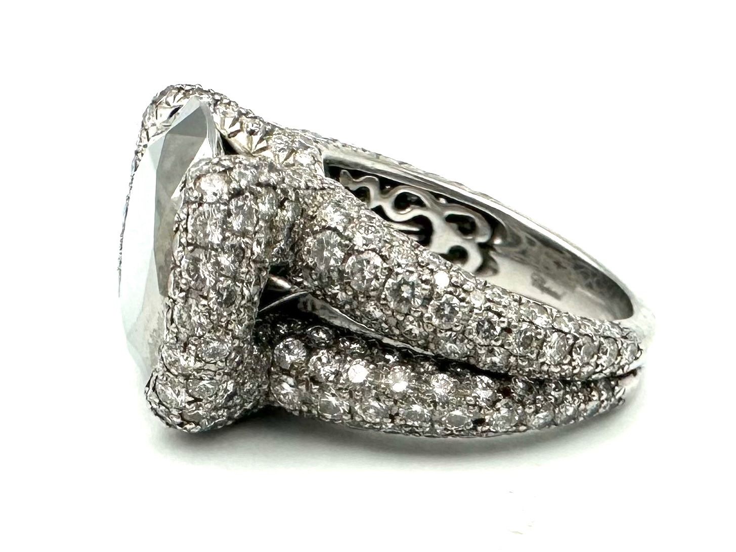 Chopard Anelli: CHOPARD. Bague "Joaillerie", or  18K, chrome et diamants – Usato da Renens VD venduto da Diademe.sarl 6