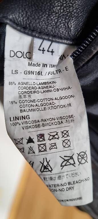Giacche: Dolce & Gabbana Lederjacke dunkelblau Gr. 44 – Usato da Hombrechtikon venduto da goe_f996 1