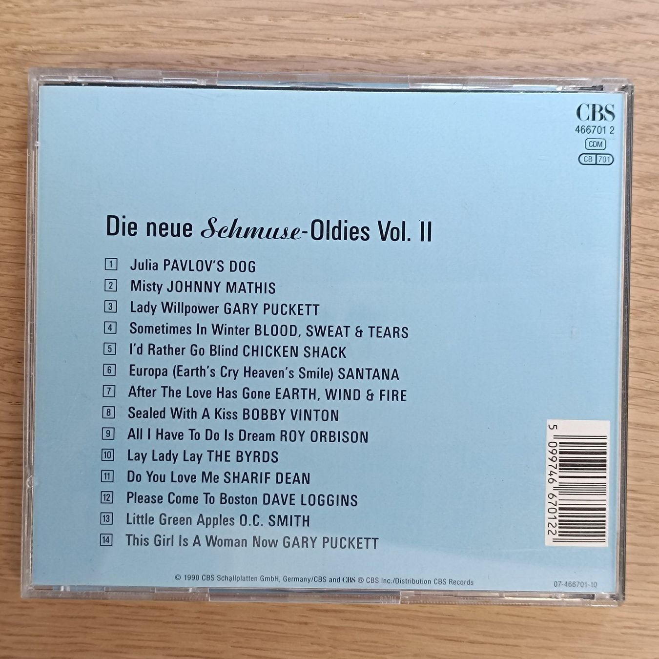 CD: Schmuse Oldies Vol. II - CD F6 – Usato da Sessa venduto da fraenklishop 1