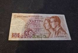Billet Belgique 50
