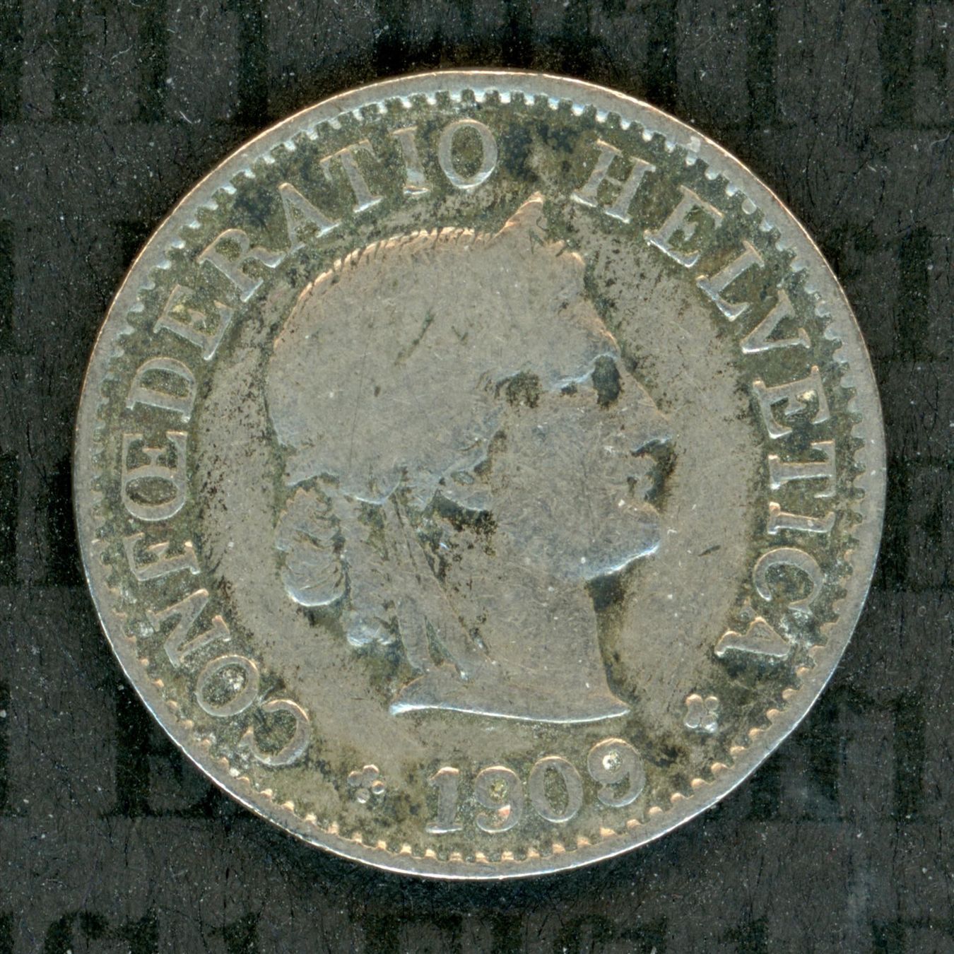 Tutti le monete: CHF___0.05 1909 s 5 Rappen – Usato da Widnau venduto da Elf11