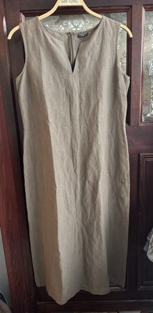 Modissa Kleid Seide Leinen
