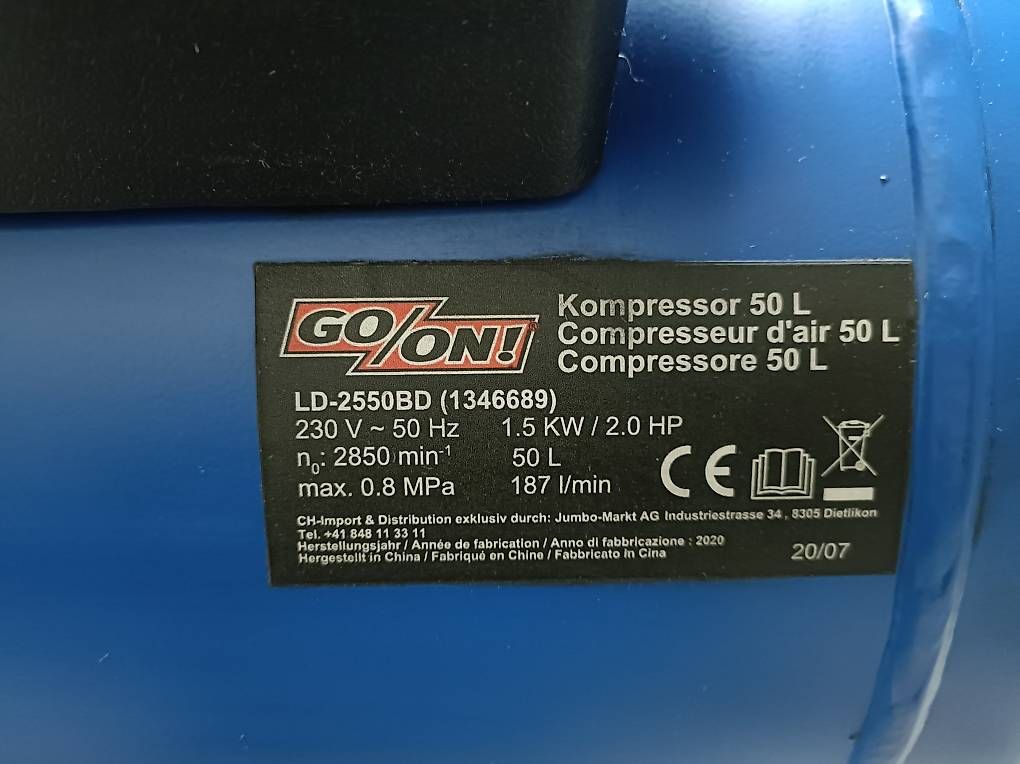 Kompressoren: Mobiler Luftkompressor / Kompressor mit Drucktank – Gebraucht aus Steckborn von AusbilderLoretzGmbH 3