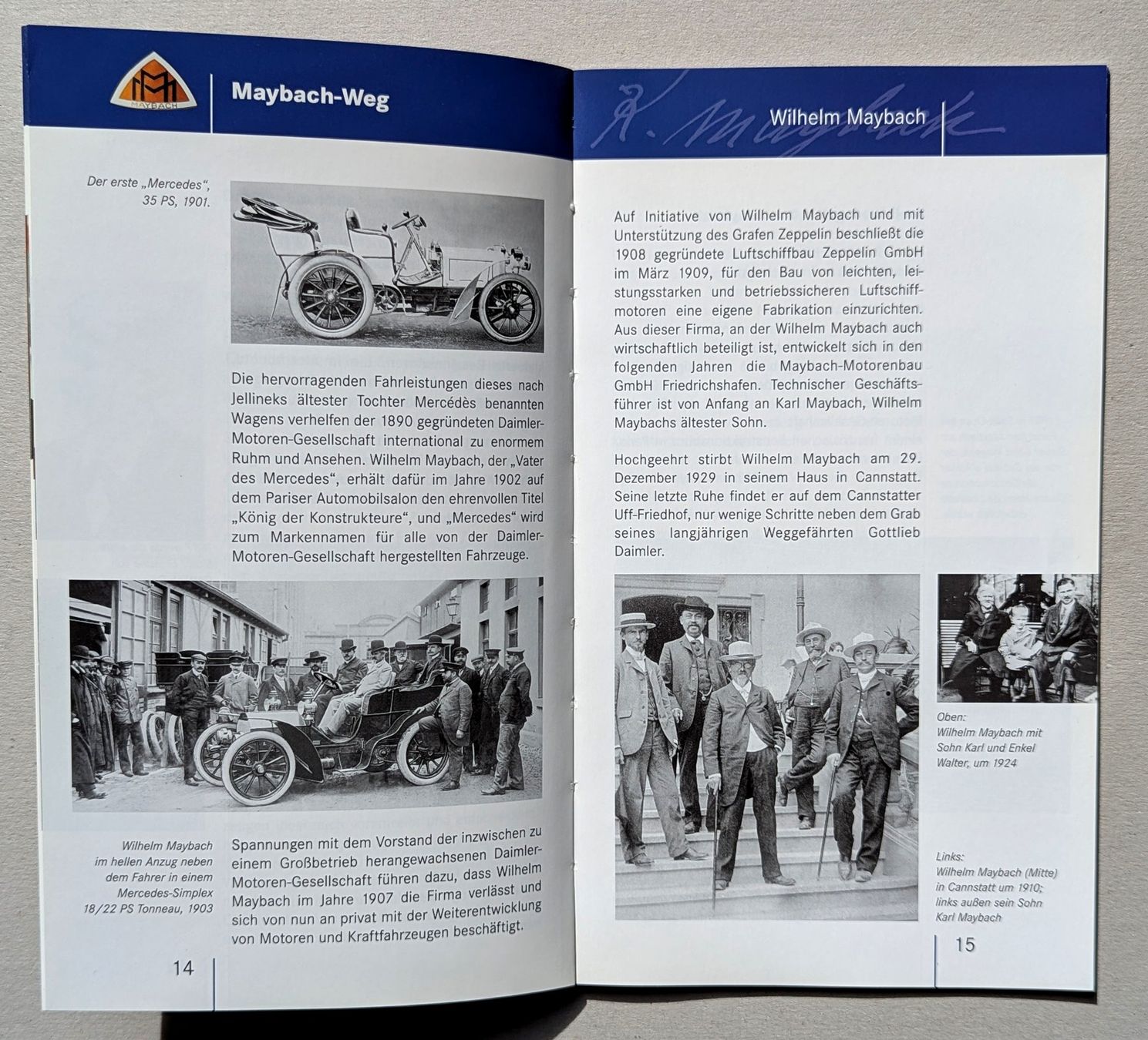 Documenti: Originalprospekt "Mayback-Weg", v. 2005 – Nuovo (secondo la descrizione) da Olten venduto da VanishingPoint.71 2
