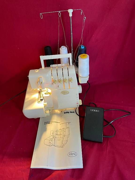 Juki Machines à coudre: Baby Lock Eclipse BLE1DX-2 Overlock Nähmaschine – D'occasion à Basel par Montblanc2 1