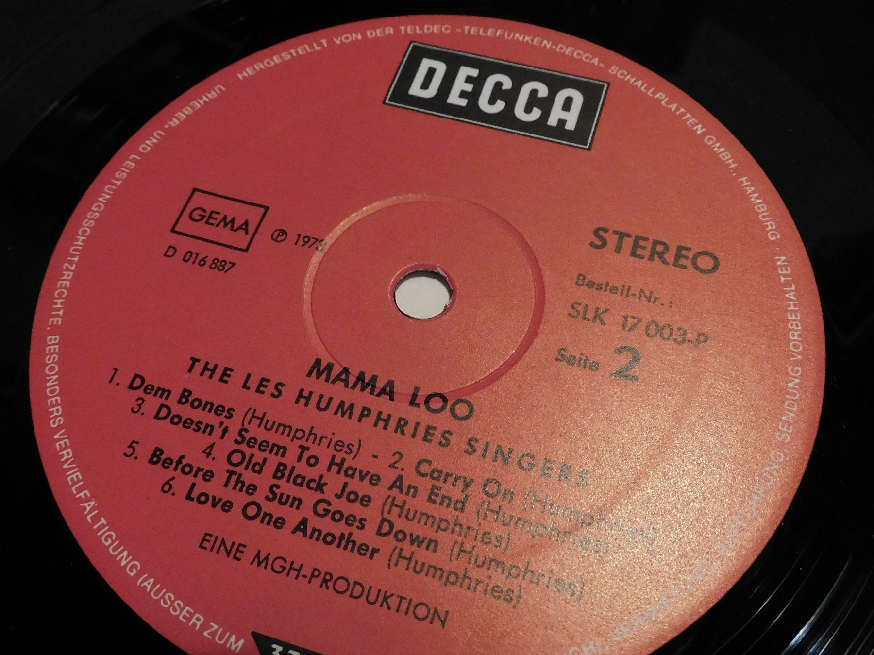 Schallplatten: LP 1973 - The Les Humphries Singers - Mama Loo – Gebraucht aus Sursee von 76 1