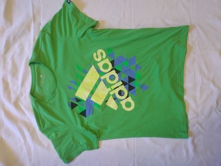 T-shirt Adidas vert homme XL TBE 