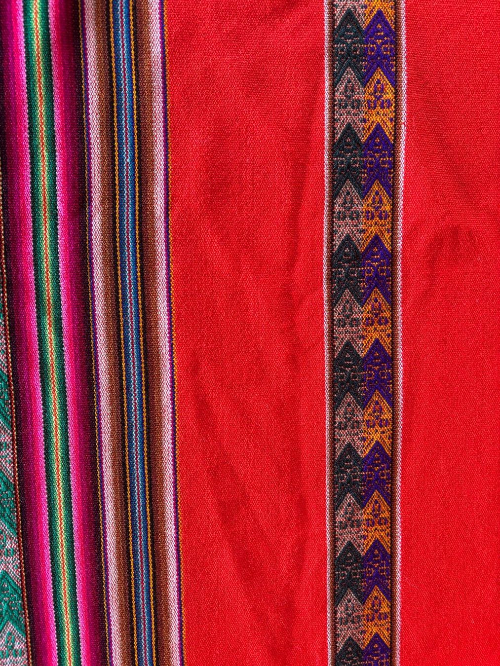 Sonstige Tischwäsche: Vintage Peru / BhutanTextil Tischdecke, Handarbeit – Gebraucht aus Horgen von uge_pd5p 2
