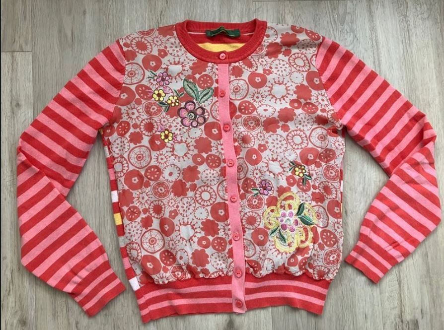 Oilily Giacche: Oillily Strickjacke, S, Blumenmuster – Usato da Baden venduto da jcm_9dkf