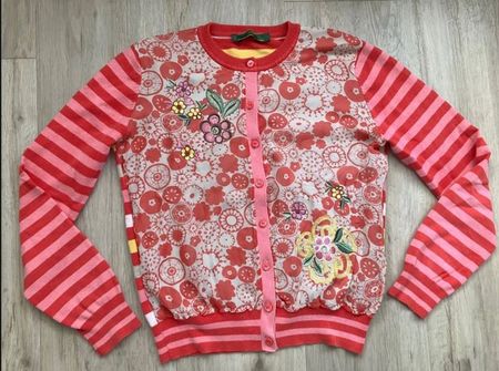 Oillily Strickjacke, S, Blumenmuster