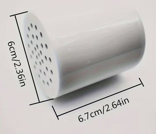 Sanitari: 3 Duschfilter mit Behälter – Usato da Breitenbach venduto da Gb 5