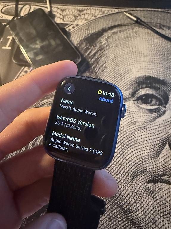 Smartwatch: Apple Watch 7 45mm Cellular - Blau – Usato da Aarburg venduto da somfaigm 3