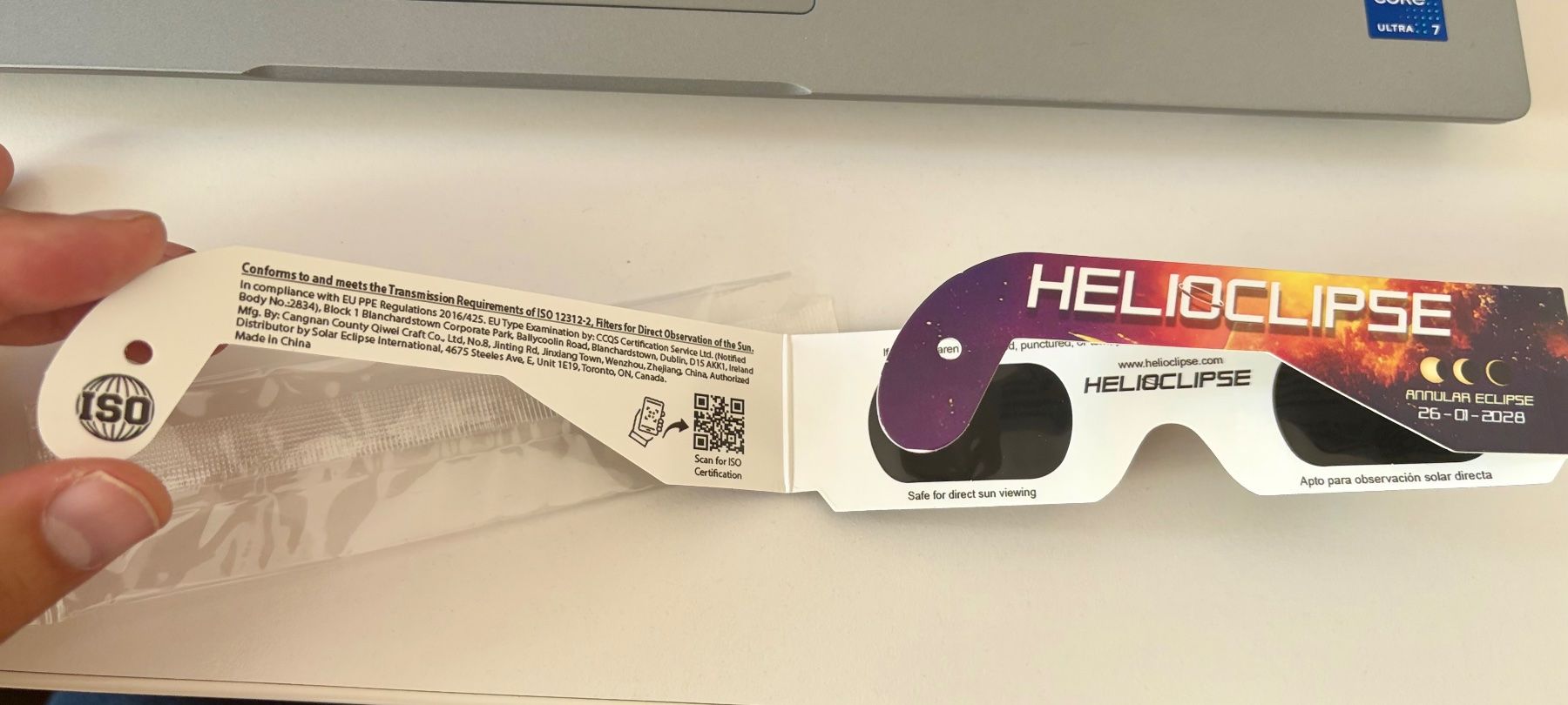 Brillen & Gläser: 1  Sonnenfinsternis-Brille | Solar Eclipse | ISO und CE – Neu und originalverpackt aus Zürich von stef77290 1