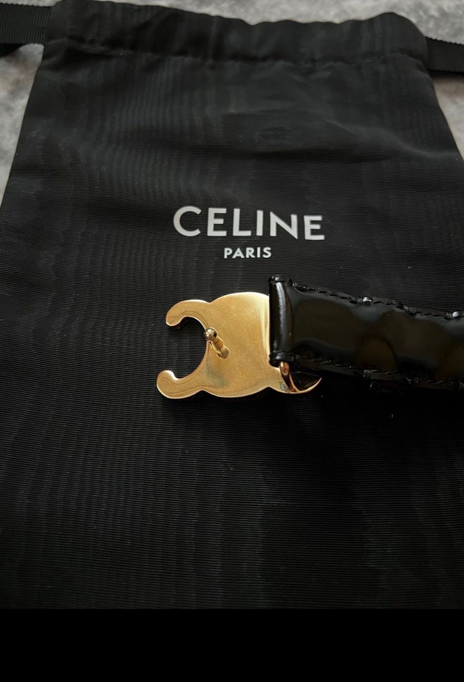 Cinture: Celine Gürtel Triomphe – Nuovo e nell'imballaggio originale da Wattwil venduto da BL0NDA 2