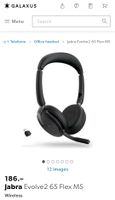 Headset Jabra Evolve2 65 Flex noise canceling laptop pc