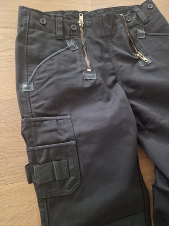 Zimmermanns-Arbeitshose Zunfthose Doppel-Reissverschluss