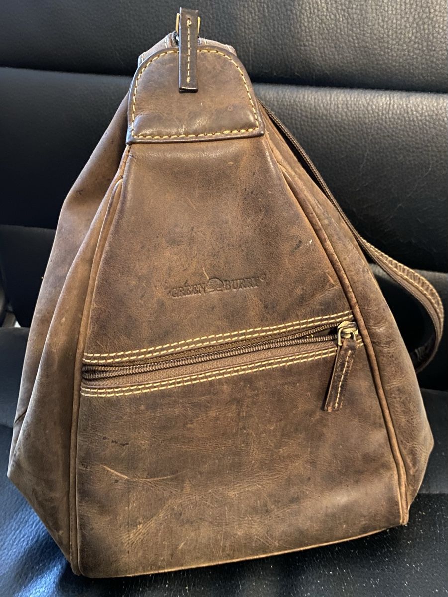 Rucksäcke: Leder Rucksack – Gebraucht aus Rheinfelden von Tigerlilli
