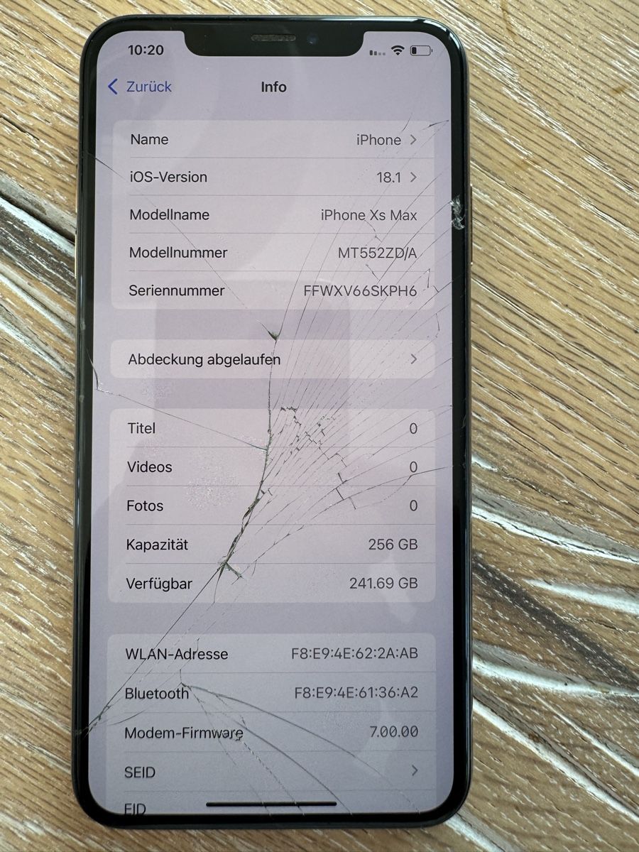 Apple Telefoni cellulari / Smartphones: iPhone XS Max 256 GB Gold – Difettoso da Oberrohrdorf venduto da Blima 5