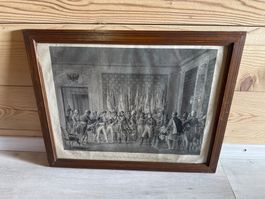 Superbe lithographie représentant le Palais de Schoenbrunn
