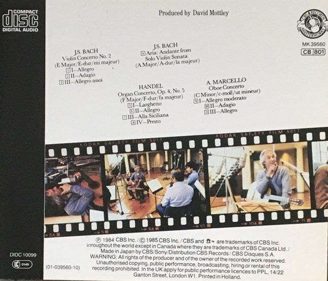 CD: John Williams - Bach / Händel / Marcello – Usato da Grüningen venduto da azulblanco 1