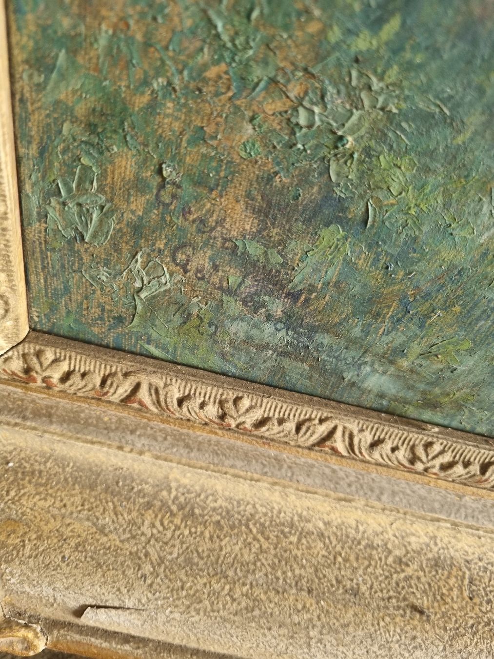 Gemälde: Bild öl 1922 signed – Gebraucht aus Ostermundigen von vintage60 5
