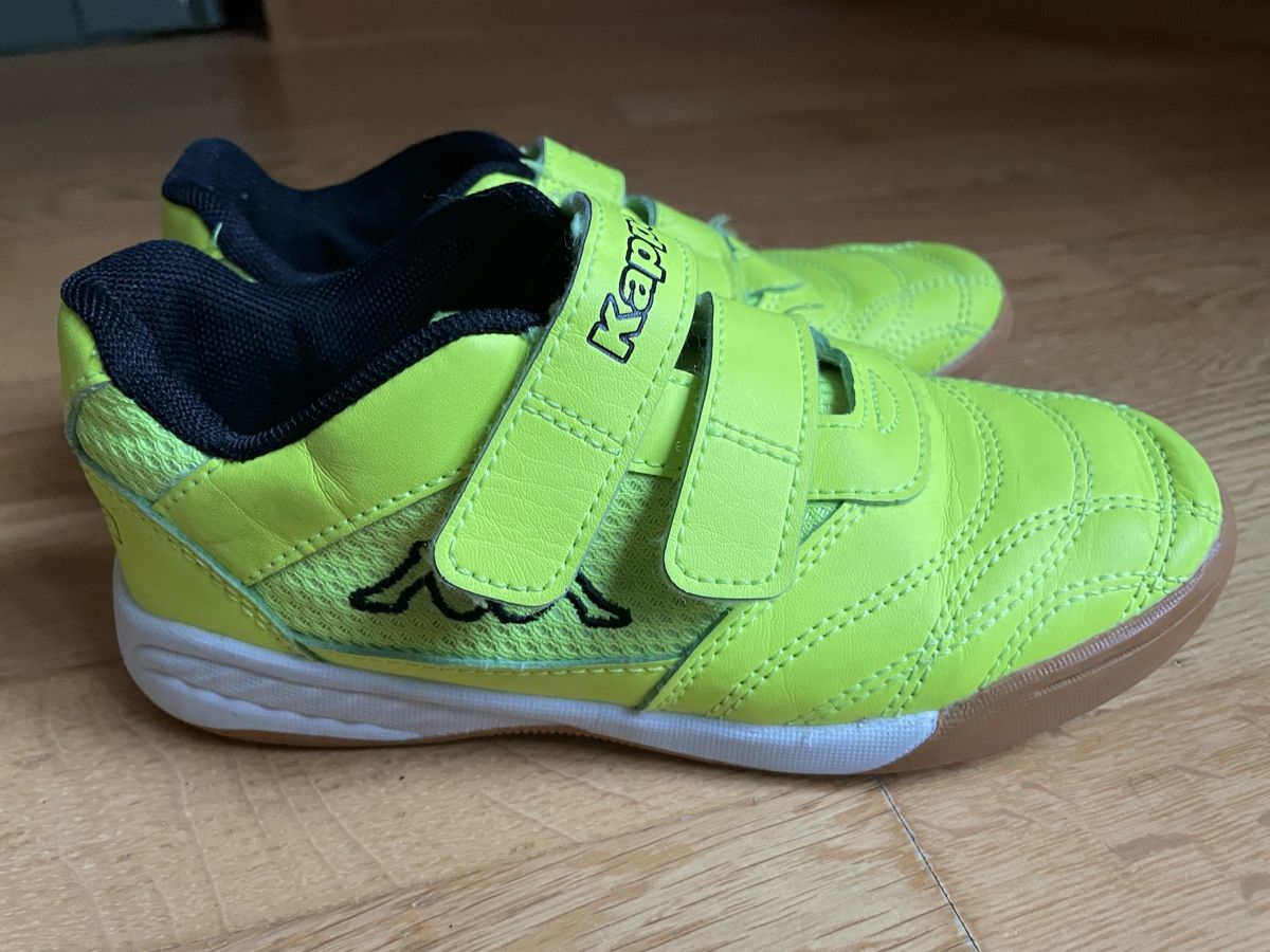 Kappa Scarpe per ragazzi: Kappa Hallenschuhe, Gr. 31, Neon Gelb – Usato da Bern venduto da brup 1