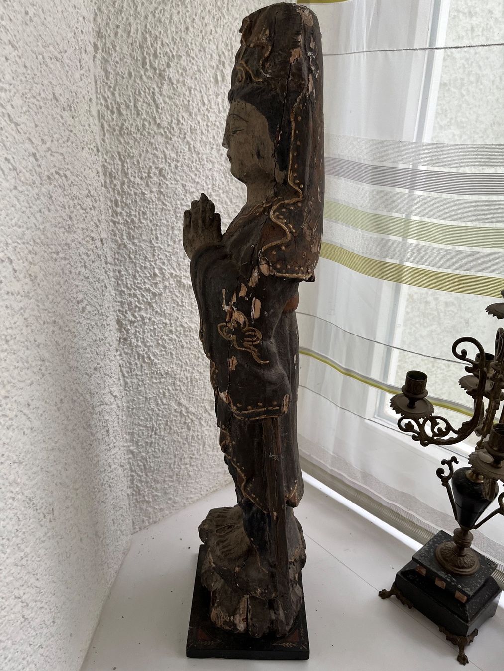 Figuren: Antike Holzfigur ca 300 Jahre alt – Gebraucht aus Buchs ZH von JPK7 2