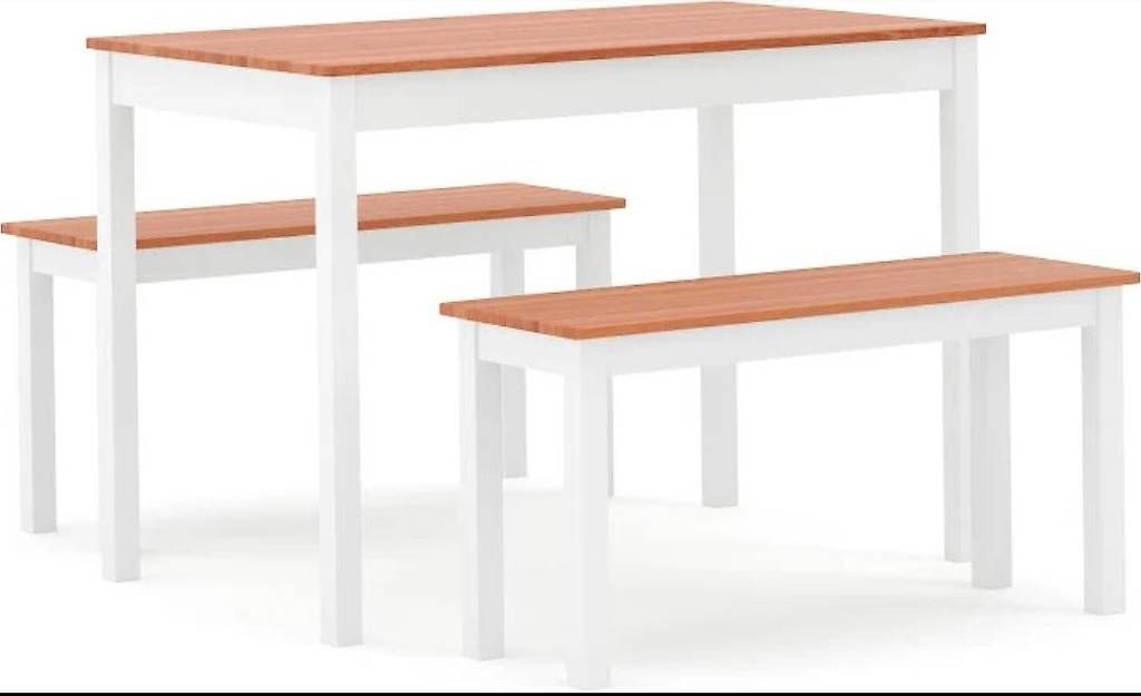 Tables: Esstisch JULIET mit 2 Bänken – D'occasion à Fehraltorf par eveluse