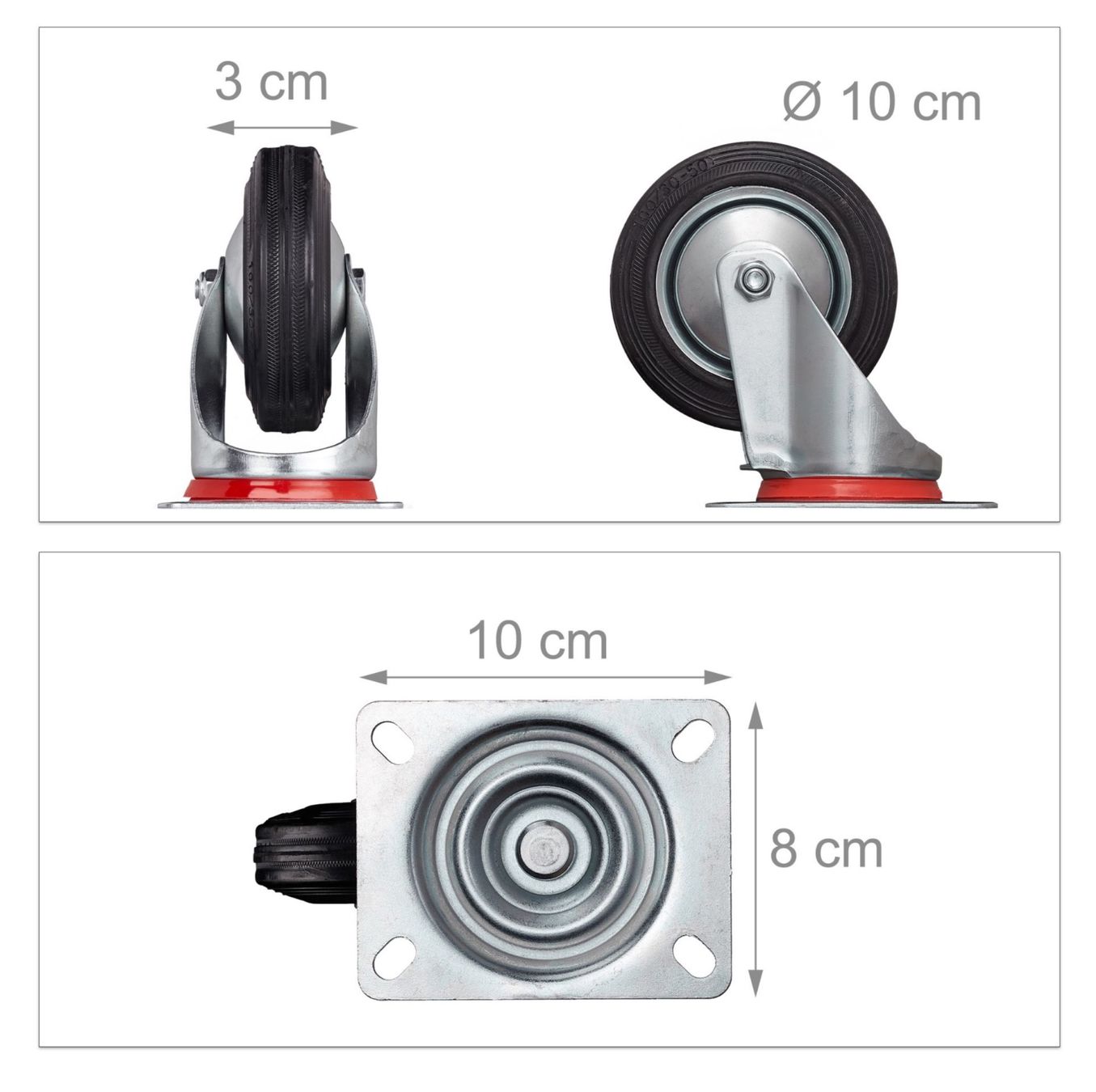 Altro per stoccaggio & trasporto: Schwerlastrollen 4er Set 100 MM – Nuovo e nell'imballaggio originale da Bülach venduto da StoreInShop 2