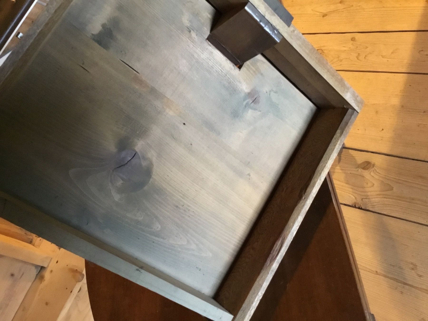 Tables: Table / console demi-lune ancienne du XIXe siècle – D'occasion à Le Sépey par xdu_67z8 7
