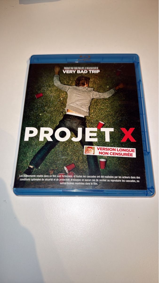 Tutti i DVDs: Blu-ray Projet X Version Longue Non Censurée – Usato da Bionnens venduto da yet_rzc2