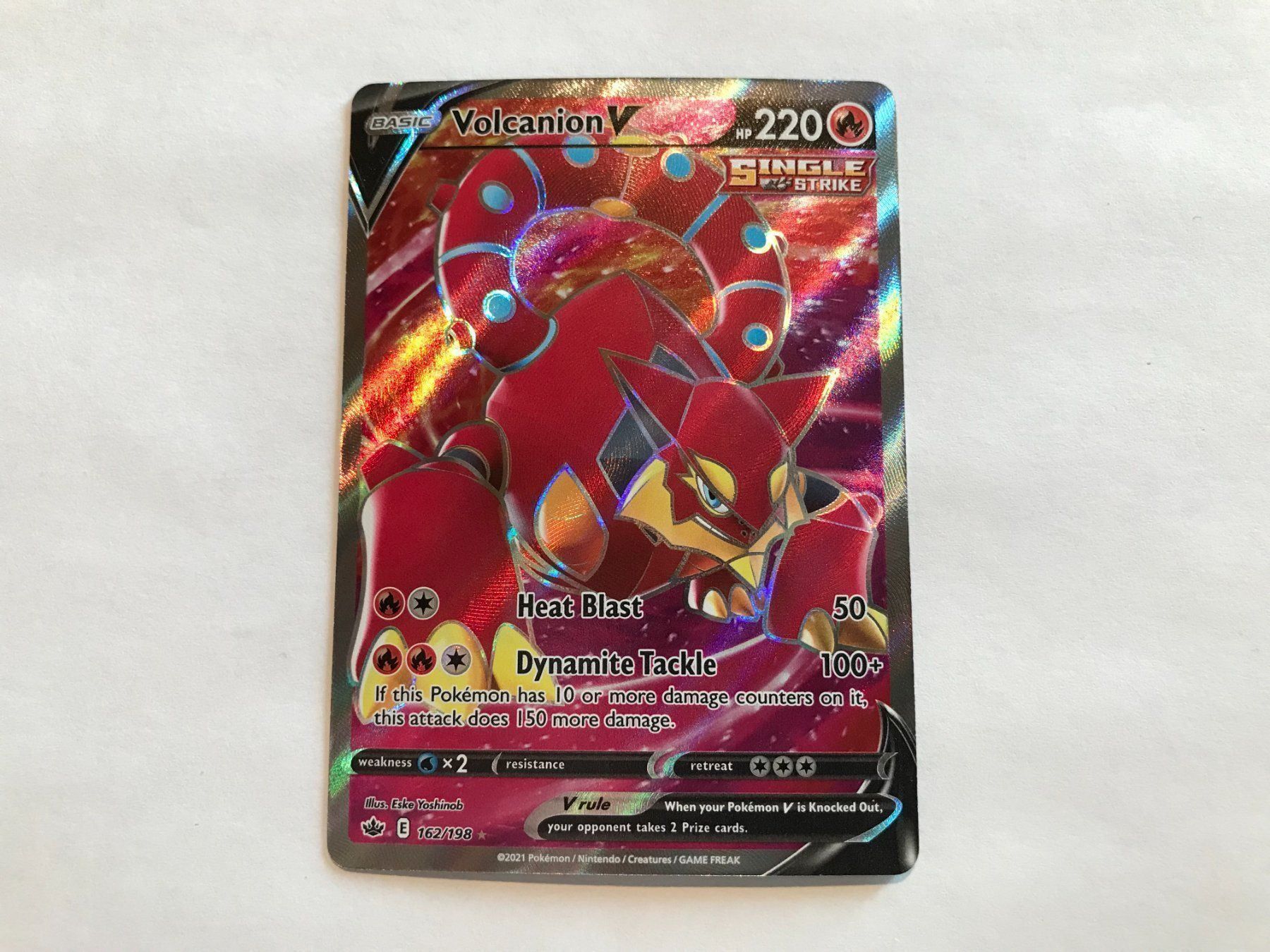 Pokémon Sammelbilder & Trading cards: Volcanion V Fullart EN – Gebraucht aus Hagendorn von Pokecollectorch 1