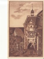 Zofingen unteres Tor vor 100 Jahren, Kupferdruck