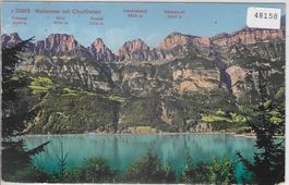 Walensee mit Churfirsten - Litho