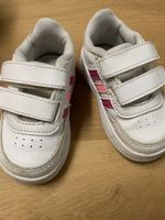 Adidas Kinderschuhe Gr. 20 weiss/rosa, guter Zustand