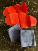 Patches aus Wildleder / Bördchen für Pjjama