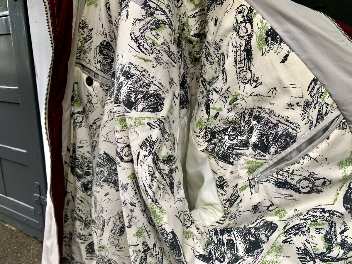 Giacche: Übergansjacke, beige/weinrot, – Usato da Wallisellen venduto da Died 4