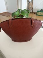 Sac à main Louis Vuitton Epi Cuir Marron Vachetta