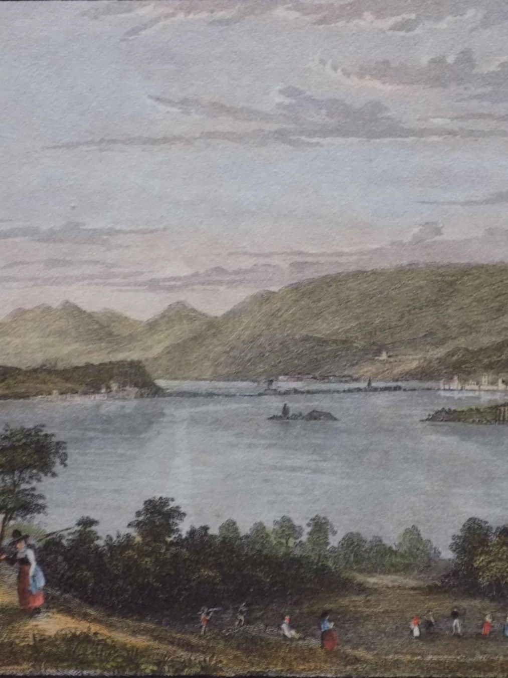 Gravures: Lac de Bienne koloriert – D'occasion à Risch par Antikfee 4